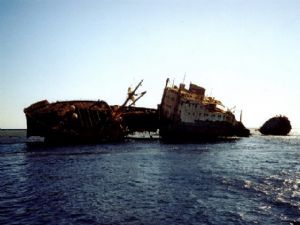 Wreck of Lullia at Tiran, Sharm el Sheikh by Riccardo Colaiori 